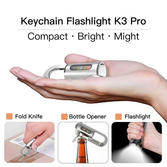 MonsTrek K3 Pro Keychain Flashlight
