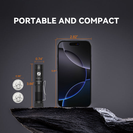 TUNENGE S5 Rechargeable EDC Mini Flashlight
