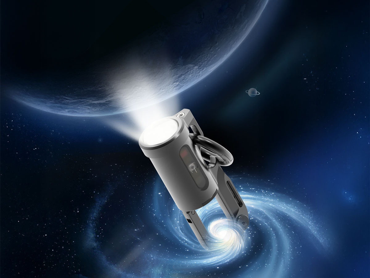 Spacecraft in space with Earth in the background
