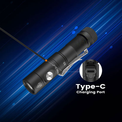 TUNENGE S5 Rechargeable EDC Mini Flashlight