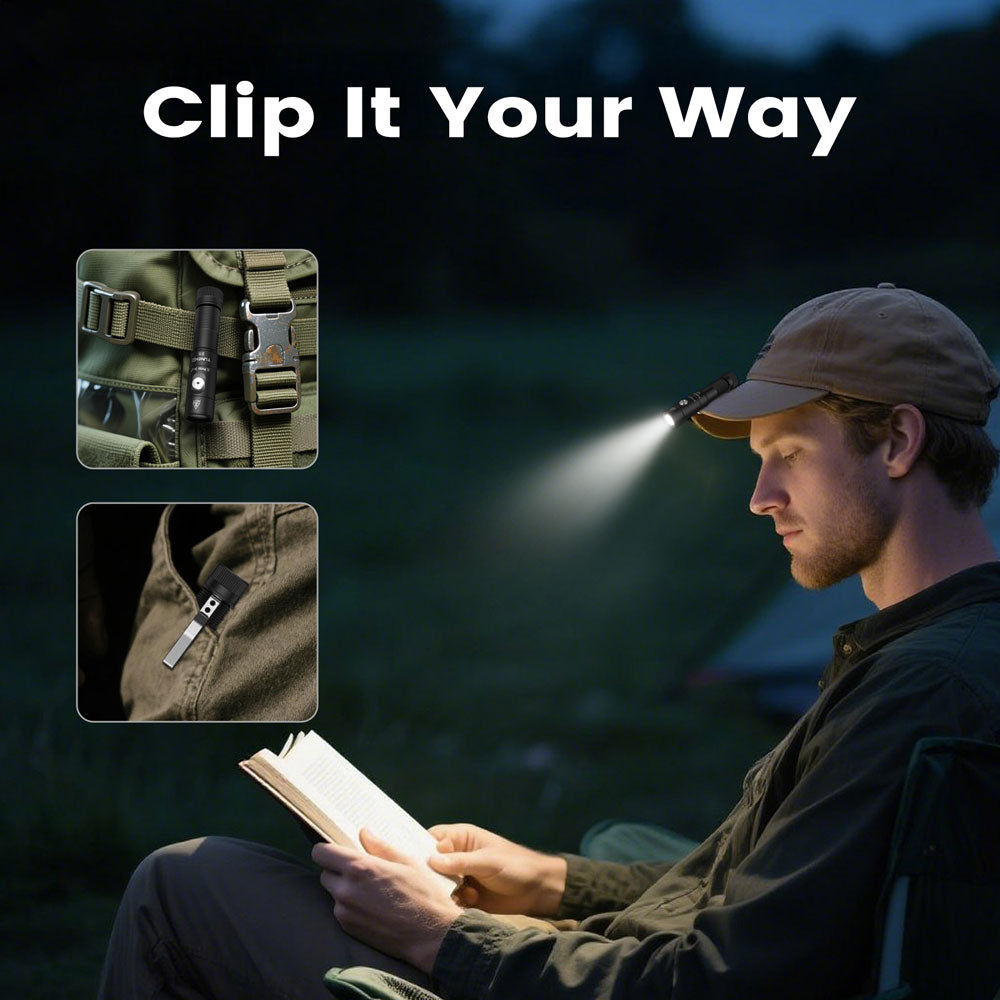 TUNENGE S5 Rechargeable EDC Mini Flashlight